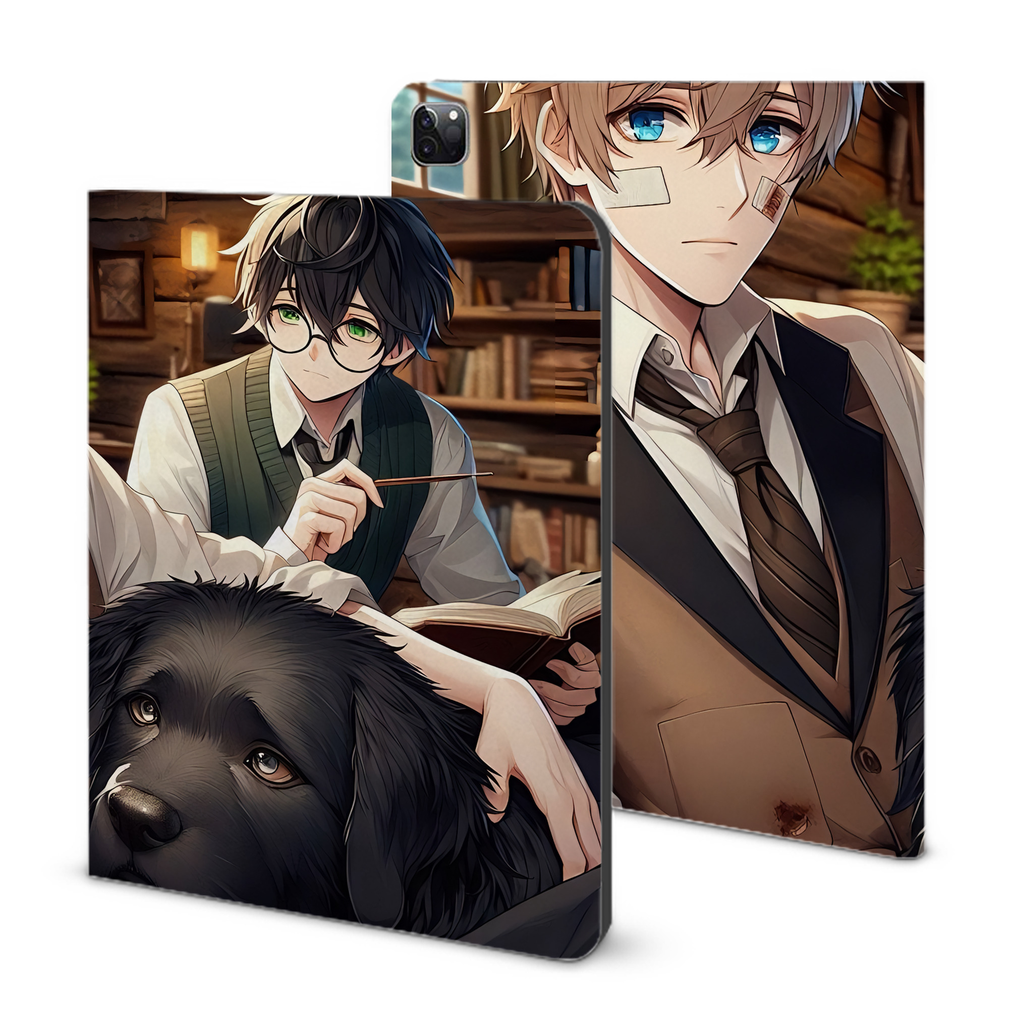 （画像用） Harry Potter ハリー・ポッターシリーズ IPad ケース ブック型 PUレザー TPU 耐衝撃 軽量 薄型 ペン収納なし 全面保護 IPad 各モデル対応